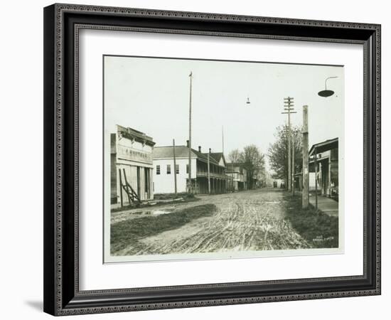 Olympia, Lower Main Street, 1902-Asahel Curtis-Framed Giclee Print