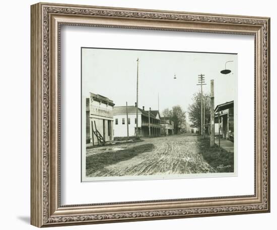 Olympia, Lower Main Street, 1902-Asahel Curtis-Framed Giclee Print