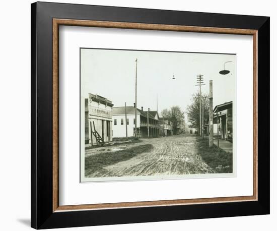 Olympia, Lower Main Street, 1902-Asahel Curtis-Framed Giclee Print