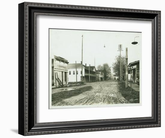 Olympia, Lower Main Street, 1902-Asahel Curtis-Framed Giclee Print