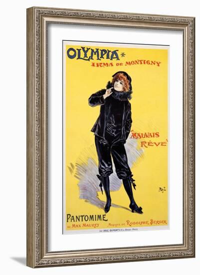 Olympia, Mauvais Reve-PAL (Jean de Paleologue)-Framed Art Print