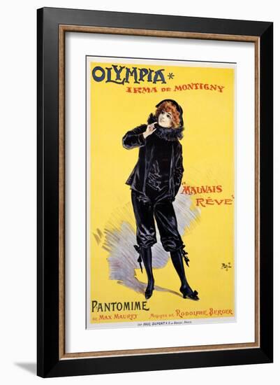 Olympia, Mauvais Reve-PAL (Jean de Paleologue)-Framed Art Print