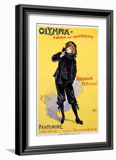 Olympia, Mauvais Reve-PAL (Jean de Paleologue)-Framed Art Print