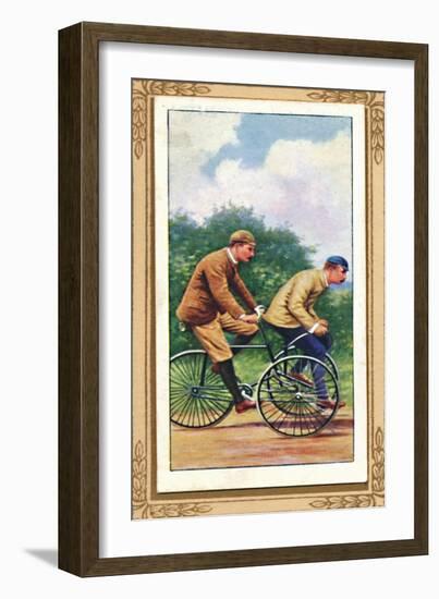 'Olympia Tandem Tricycle', 1939-Unknown-Framed Giclee Print