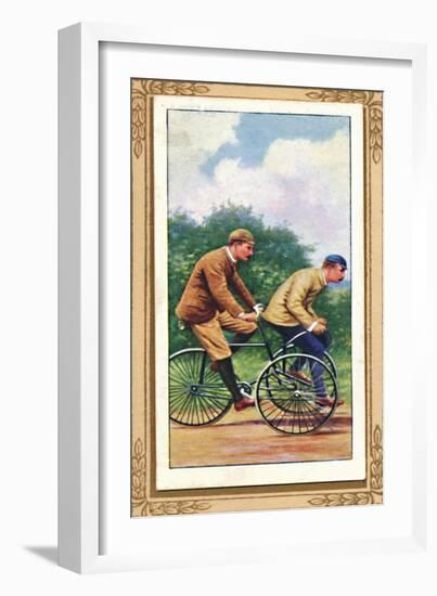 'Olympia Tandem Tricycle', 1939-Unknown-Framed Giclee Print