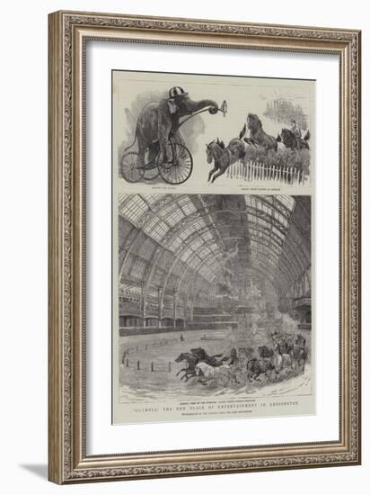 Olympia, the New Place of Entertainment in Kensington-null-Framed Giclee Print