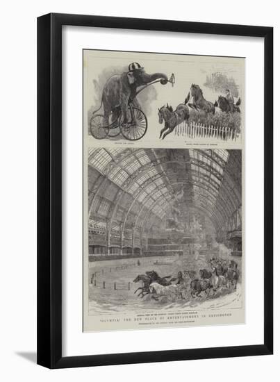 Olympia, the New Place of Entertainment in Kensington-null-Framed Giclee Print