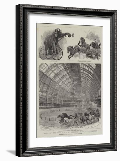 Olympia, the New Place of Entertainment in Kensington-null-Framed Giclee Print