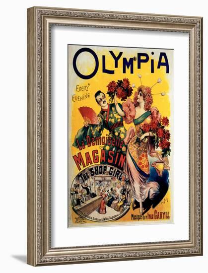 Olympia, The Shop Girl Operette-Louis Galice-Framed Art Print