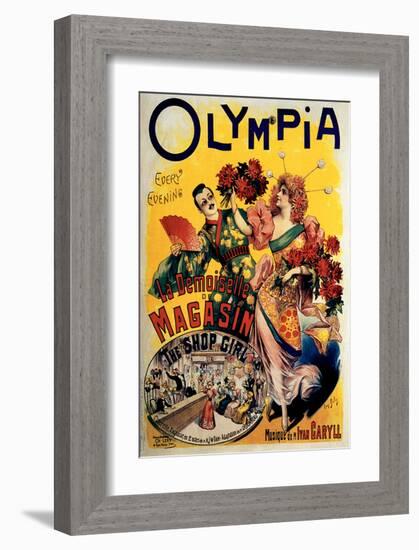 Olympia, The Shop Girl Operette-Louis Galice-Framed Art Print