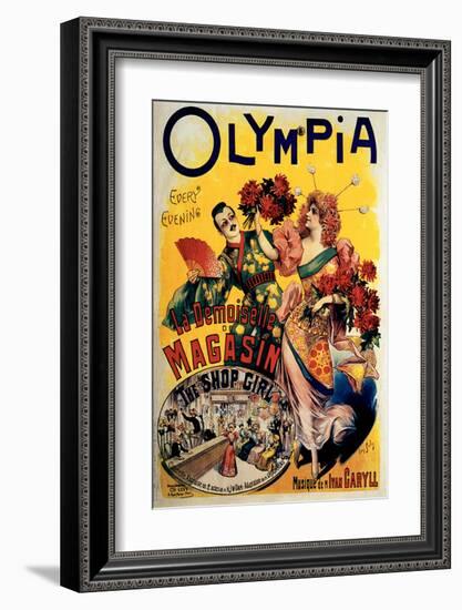 Olympia, The Shop Girl Operette-Louis Galice-Framed Art Print