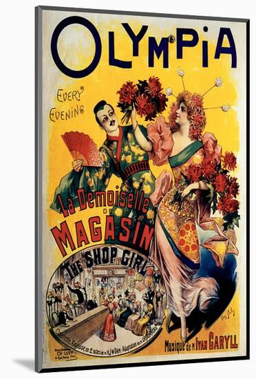 Olympia, The Shop Girl Operette-Louis Galice-Mounted Art Print