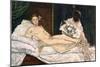 Olympia-Edouard Manet-Mounted Art Print