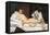 Olympia-Edouard Manet-Framed Stretched Canvas