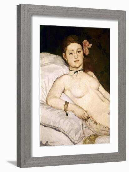 Olympia-Edouard Manet-Framed Giclee Print