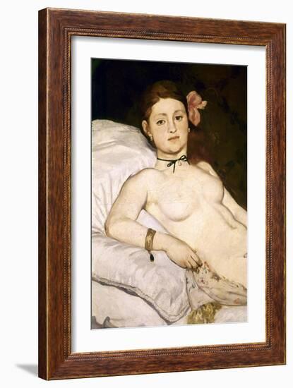 Olympia-Edouard Manet-Framed Giclee Print