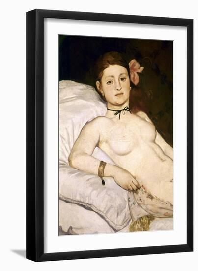 Olympia-Edouard Manet-Framed Giclee Print