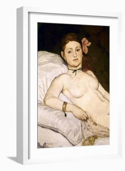 Olympia-Edouard Manet-Framed Giclee Print