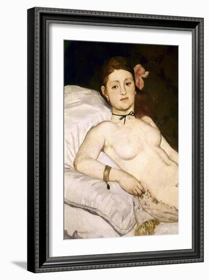 Olympia-Edouard Manet-Framed Giclee Print