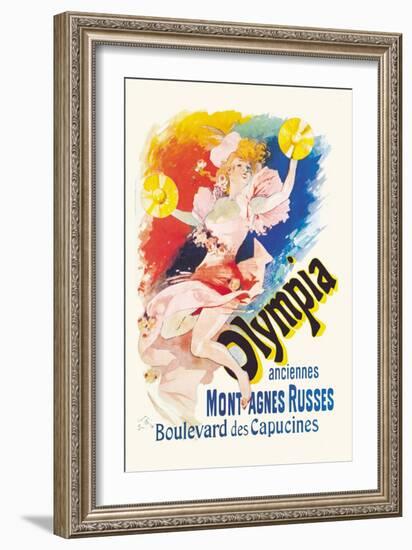 Olympia-Jules Chéret-Framed Art Print