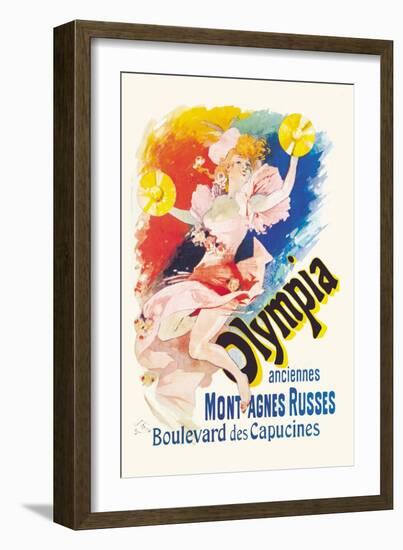 Olympia-Jules Chéret-Framed Art Print