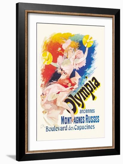 Olympia-Jules Chéret-Framed Art Print