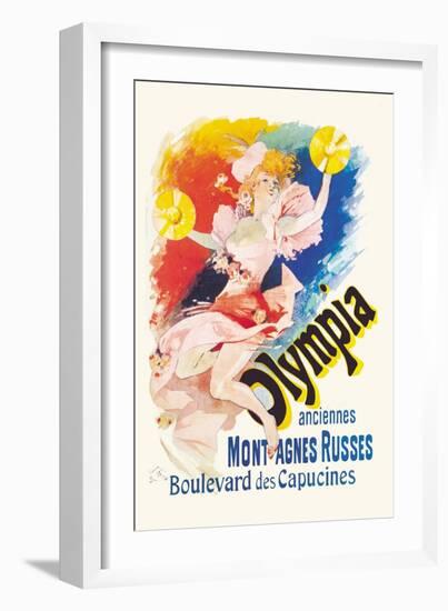 Olympia-Jules Chéret-Framed Art Print