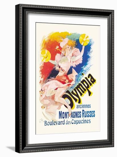 Olympia-Jules Chéret-Framed Art Print