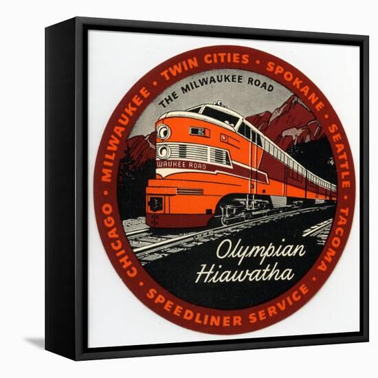 Olympian Hiawatha Tag-null-Framed Premier Image Canvas