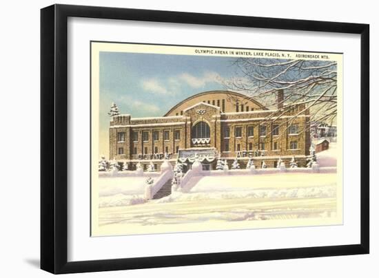 Olympic Arena, Lake Placid, New York-null-Framed Premium Giclee Print