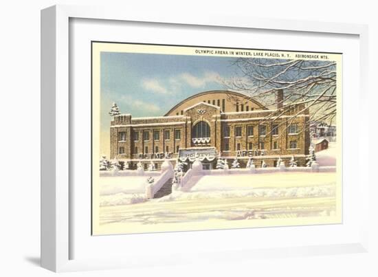 Olympic Arena, Lake Placid, New York-null-Framed Premium Giclee Print