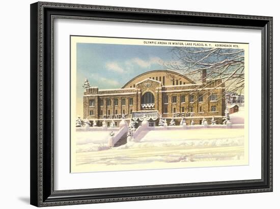 Olympic Arena, Lake Placid, New York-null-Framed Premium Giclee Print