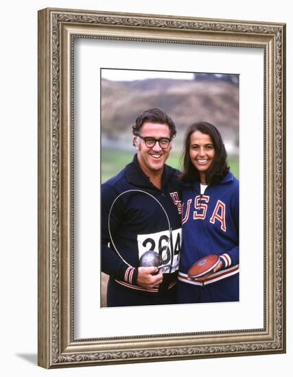 Olympic Athletes Harold Connolly and His Wife Olga in Los Angeles Pre-Olympics 1972-Bill Eppridge-Framed Photographic Print