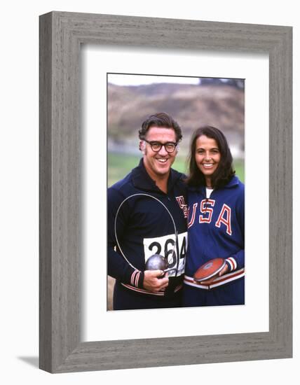 Olympic Athletes Harold Connolly and His Wife Olga in Los Angeles Pre-Olympics 1972-Bill Eppridge-Framed Photographic Print