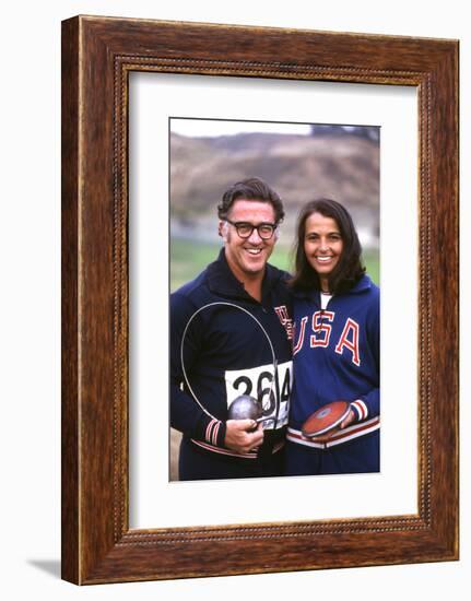 Olympic Athletes Harold Connolly and His Wife Olga in Los Angeles Pre-Olympics 1972-Bill Eppridge-Framed Photographic Print