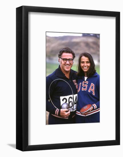 Olympic Athletes Harold Connolly and His Wife Olga in Los Angeles Pre-Olympics 1972-Bill Eppridge-Framed Photographic Print