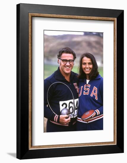 Olympic Athletes Harold Connolly and His Wife Olga in Los Angeles Pre-Olympics 1972-Bill Eppridge-Framed Photographic Print