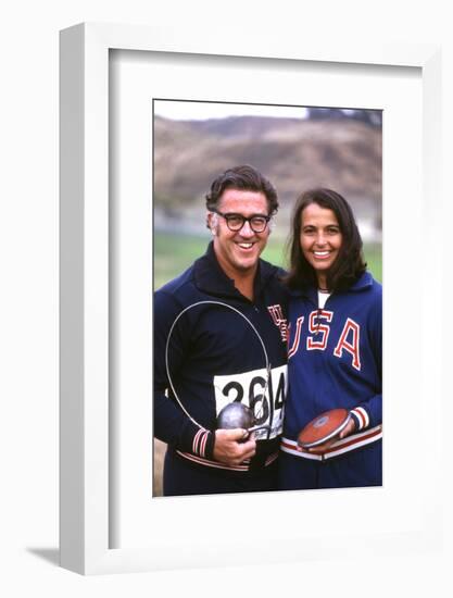 Olympic Athletes Harold Connolly and His Wife Olga in Los Angeles Pre-Olympics 1972-Bill Eppridge-Framed Photographic Print