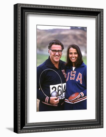 Olympic Athletes Harold Connolly and His Wife Olga in Los Angeles Pre-Olympics 1972-Bill Eppridge-Framed Photographic Print