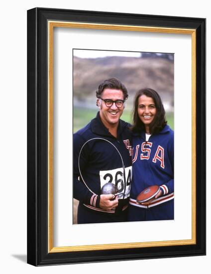 Olympic Athletes Harold Connolly and His Wife Olga in Los Angeles Pre-Olympics 1972-Bill Eppridge-Framed Photographic Print