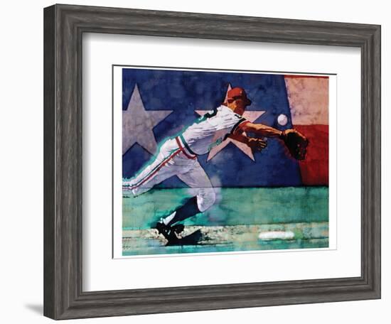 Olympic Baseball-Michael Dudash-Framed Art Print