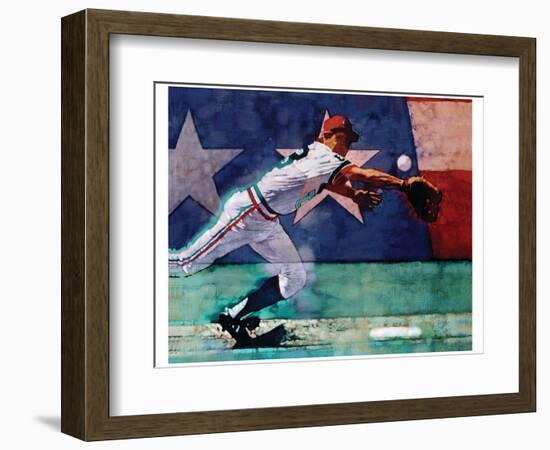 Olympic Baseball-Michael Dudash-Framed Art Print