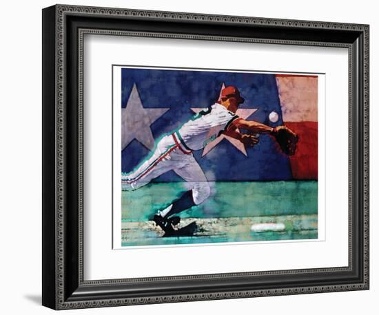 Olympic Baseball-Michael Dudash-Framed Art Print