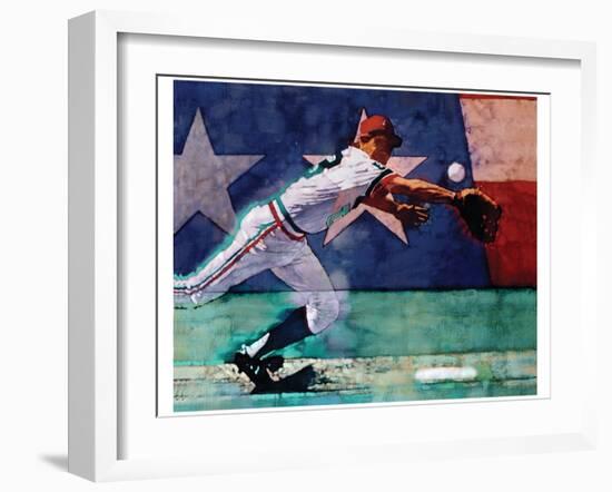 Olympic Baseball-Michael Dudash-Framed Art Print