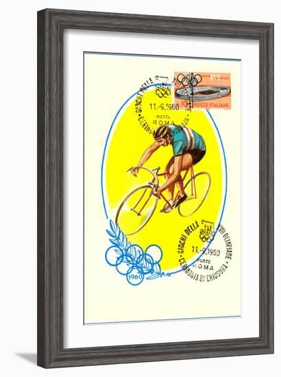 Olympic Bicycling, 1960-null-Framed Art Print