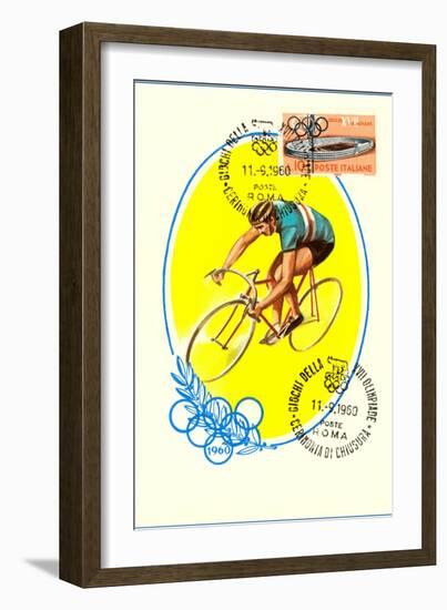 Olympic Bicycling, 1960-null-Framed Art Print