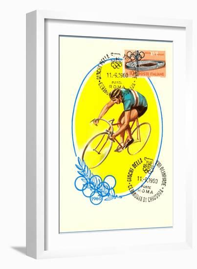 Olympic Bicycling, 1960--Framed Art Print