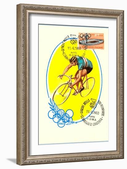 Olympic Bicycling, 1960-null-Framed Premium Giclee Print