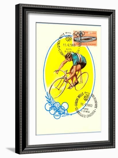 Olympic Bicycling, 1960-null-Framed Premium Giclee Print