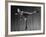 Olympic Figure Skating Champion Dick Button Skating-Gjon Mili-Framed Premium Photographic Print